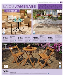 Prix et réduction Fauteuil dans le prospectus Carrefour en cours Offre Fauteuil dans le catalogue Carrefour du moment à la page 35