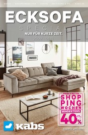 Möbel im Kabs Prospekt in Osnabrück Aktueller Kabs Prospekt mit Möbel, "ECKSOFA SPECIAL!", Seite 1