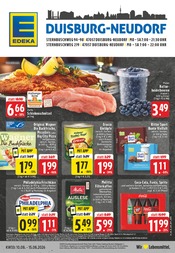 EDEKA Discounter Prospekt der aktuellen Woche mit 26 Seiten, gültig von 10.08.2026 bis 15.08.2026, in Duisburg und Umgebung Aktueller EDEKA Discounter Prospekt in Duisburg und Umgebung, "Aktuelle Angebote" mit 26 Seiten, 10.08.2026 - 15.08.2026