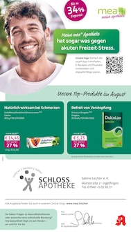 mea - meine apotheke Prospekt Unsere August-Angebote mit 4 Seiten