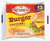 Tranches Burger Emmental Cheddar - PRÉSIDENT dans le catalogue Netto