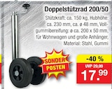 Doppelstützrad 200/50 im Angebot bei Zimmermann in Garbsen Doppelstützrad 200/50 Angebote bei Zimmermann Garbsen für 17,99 €