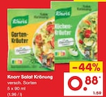 Salat Krönung Garten-Kräuter im Angebot bei Netto Marken-Discount in Hildesheim Salat Krönung Garten-Kräuter Angebote von Knorr bei Netto Marken-Discount Hildesheim für 0,88 €