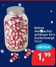 Weihnachtsanhänger Kiru Zuckerstange von Boltze im aktuellen budni Prospekt für 1,99 €