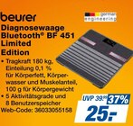 Diagnosewaage Bluetooth BF 451 Limited Edition im Angebot bei expert in Singen Diagnosewaage Bluetooth BF 451 Limited Edition Angebote von beurer bei expert Singen für 25,00 €