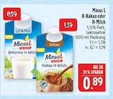 fettarme H-Milch Angebote von Minus L bei Marktkauf Görlitz für 0,89 €