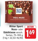 Nussklasse Angebote von Ritter Sport bei E center Göppingen für 1,69 €