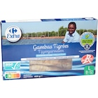 Gambas tigrées ASC entières crues surgelées - CARREFOUR EXTRA en promo chez Carrefour Vitry-sur-Seine à 10,95 €