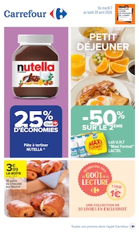 Catalogue Carrefour de la semaine 15, "PETIT DÉJEUNER", page 1, 07/04/2026 - 20/04/2026 Prospectus Carrefour en cours, "PETIT DÉJEUNER", page 1 sur 84