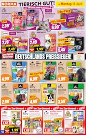 Aktueller Norma Prospekt mit Katzenfutter, "Mehr fürs Geld", Seite 10