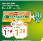 Brot Toast im Angebot bei GLOBUS in Hofheim Brot Toast Angebote von Harry bei GLOBUS Hofheim für 1,29 €