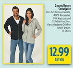Damen/Herren Sweatjacke Angebote bei diska Coburg für 12,99 €