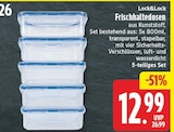 Frischhaltedosen von Lock&Lock für 12,99 € bei EDEKA im Angebot Frischhaltedosen von Lock&Lock im aktuellen EDEKA Prospekt