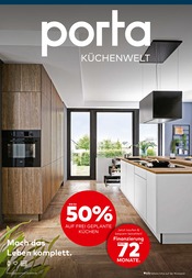 Küchenmöbel im porta Möbel Prospekt in Hannover Aktueller porta Möbel Prospekt mit Küchenmöbel, "Porta Küchenwelt", Seite 1