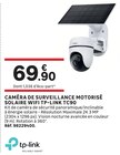 Caméra de surveillance motorisé solaire wifi tp-link tc90 en promo chez LEROY MERLIN Caméra de surveillance motorisé solaire wifi tp-link tc90 dans le catalogue LEROY MERLIN