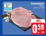 Schweinekotelett bei E center im Prospekt "" für 0,59 €