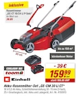 Akku-Rasenmäher-Set „GE-CM 30 Li CT“ von Einhell für 159,99 € bei toom Baumarkt im Angebot Akku-Rasenmäher-Set „GE-CM 30 Li CT“ von Einhell im aktuellen toom Baumarkt Prospekt
