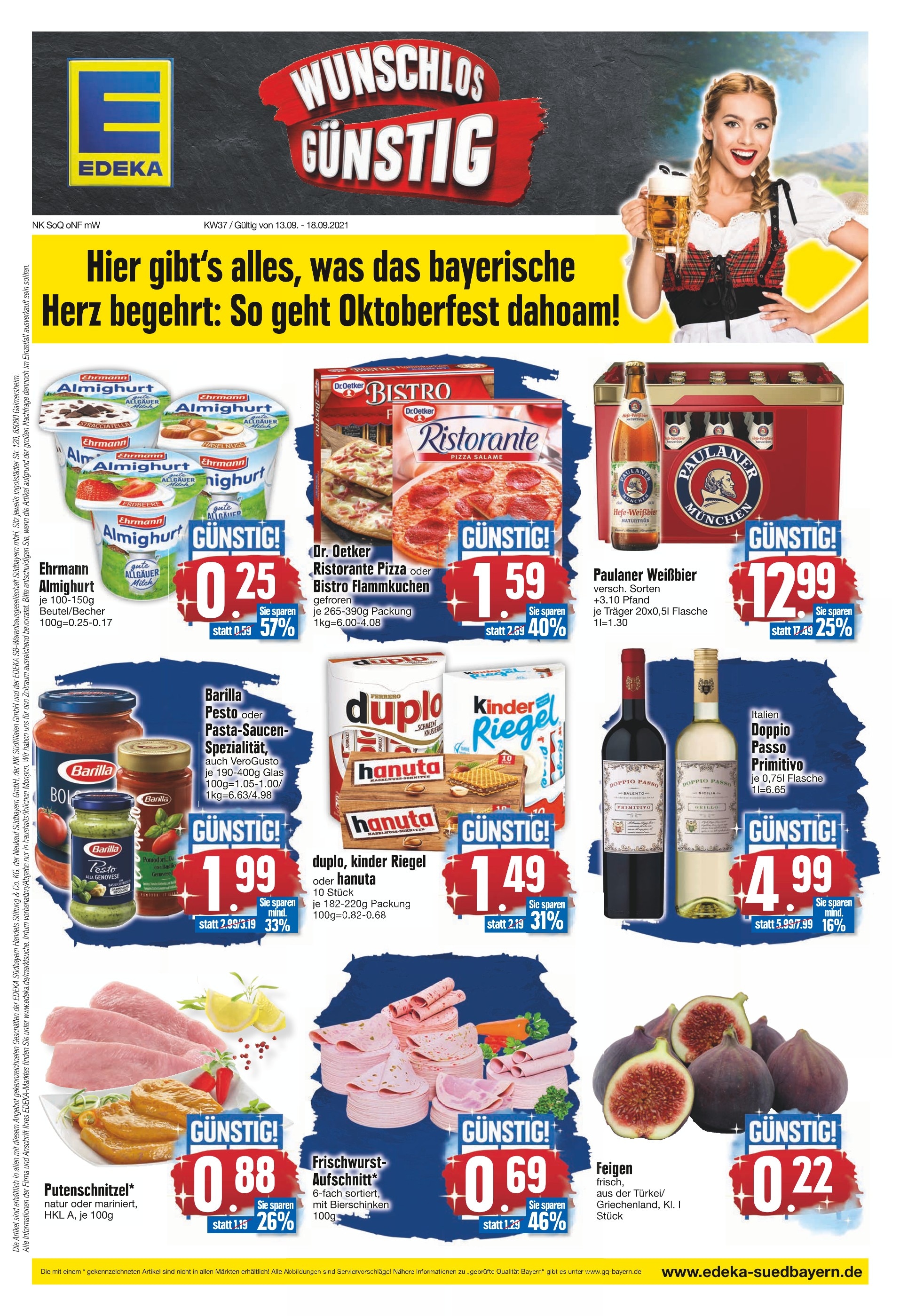 EDEKA Prospekt für Seewiesen mit 20 Seiten EDEKA Prospekt für Seewiesen: "WUNSCHLOS GÜNSTIG", 20 Seiten, 13.09.2021 - 18.09.2021