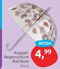 Kuppel-Regenschirm Rainbow Angebote bei budni Stade für 4,99 €