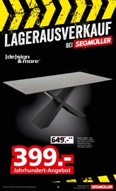 Aktueller Segmüller Prospekt mit Esstisch, "LAGERAUSVERKAUF BEI SEGMÜLLER", Seite 10