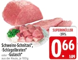 Schweine-Schnitzel im Angebot bei EDEKA in Ravensburg Schweine-Schnitzel Angebote bei EDEKA Ravensburg für 0,66 €