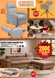 Offre Fauteuil dans le catalogue Maxi Bazar du moment à la page 5