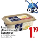 pflanzlich basierter Brotaufstrich von Rama im aktuellen EDEKA Prospekt für 1,19 €