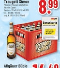 Pilsener, Pilsener Alkoholfrei, Alt oder Export von Traugott Simon für 8,99 € bei Trinkgut im Angebot Pilsener, Pilsener Alkoholfrei, Alt oder Export von Traugott Simon im aktuellen Trinkgut Prospekt