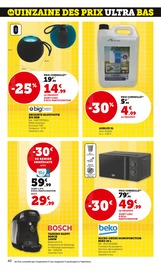 Promotion Cafetière dans le prospectus Hyper U, valable du 26/08/2025 au 07/09/2025 Promo Cafetière dans le catalogue Hyper U du moment à la page 40