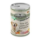 Zookauf - LandFleisch Dog Classic Ente mit Lamm und Kartoffeln 400 g Angebot im Prospekt LandFleisch Dog Classic Ente mit Lamm und Kartoffeln 400 g bei Zookauf im Prospekt "" für 1,29 €
