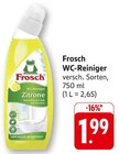WC-Reiniger Zitrone Angebote von Frosch bei E center Neustadt für 1,99 €