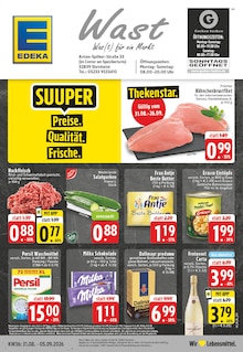 EDEKA Steinheim Prospekt der aktuellen Woche, gültig von 31.08.2026 bis 05.09.2026 Aktueller EDEKA Steinheim Prospekt "Aktuelle Angebote" mit 28 Seiten