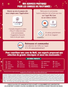 Catalogue E.Leclerc de la semaine "SPÉCIAL CAVE DE NOËL à prix E.LECLERC" avec 12 pages, valide du 09/12/2025 au 20/12/2025 pour Pont-Rémy et alentours Prospectus E.Leclerc de la semaine "SPÉCIAL CAVE DE NOËL à prix E.LECLERC" avec 12 pages, valide du 09/12/2025 au 20/12/2025 pour Pont-Rémy et alentours