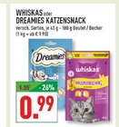 Katzensnack im Angebot bei Marktkauf in Hagen Katzensnack Angebote von Whiskas oder Dreamies bei Marktkauf Hagen für 0,99 €