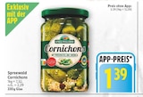 Cornichons von Spreewaldhof für 1,39 € bei E center im Angebot Cornichons von Spreewaldhof im aktuellen E center Prospekt