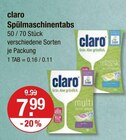 Aktuelles Spülmaschinentabs Angebot bei V-Markt in Augsburg ab 7,99 €