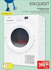 Wärmepumpentrockner TWP 1001-030D Angebote von exquisit bei Marktkauf Nürnberg für 399,99 €