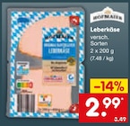 Leberkäse im Netto Marken-Discount Prospekt Leberkäse von Hofmaier im aktuellen Netto Marken-Discount Prospekt für 2,99 €