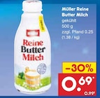 Aktuelle Milch Angebote bei Netto Marken-Discount in Düsseldorf Aktuelles Reine Butter Milch Angebot bei Netto Marken-Discount in Düsseldorf ab 0,69 €