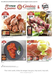 Offre Travers De Porc Marinés dans le catalogue Casino Supermarchés du moment à la page 1