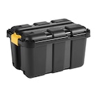Box de rangement brico noir 50L dans le catalogue Gifi