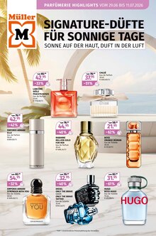 Damen Parfum im Müller Prospekt "Aktuelle Angebote" mit 12 Seiten (Frankfurt (Main))