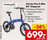 Akimbo Plus E-Bike 20" Klapprad Angebote von tretwerk bei Netto Marken-Discount Halberstadt für 699,00 €