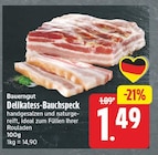 Delikatess-Bauchspeck von Bauergut für 1,49 € bei EDEKA im Angebot Delikatess-Bauchspeck von Bauergut im aktuellen EDEKA Prospekt