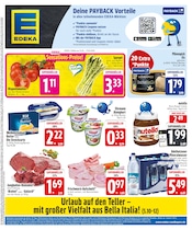 Nutella im EDEKA Prospekt in Kempten Aktueller EDEKA Prospekt mit Nutella, "Deine PAYBACK Vorteile", Seite 1
