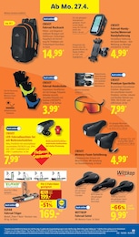 Fahrradsattel Angebot im aktuellen Lidl Prospekt auf Seite 43