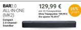 Aktuelle Fernseher Angebote bei GLOBUS in Halle (Saale) Aktuelles BAR 2.0 ALL-IN-ONE (MK2) Angebot bei GLOBUS in Halle (Saale) ab 129,99 €