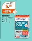 Omega-3 1000 von TETESEPT im aktuellen Müller Prospekt für 5,95 €