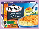 Brandade de morue MSC parmentier surgelée - Tipiak - Intermarché à Rouen Brandade de morue MSC parmentier surgelée - Tipiak en promo chez Intermarché Rouen à 2,48 €