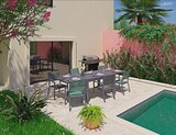 LA TABLE ET LES 6 FAUTEUILS - HYBA - Carrefour à Compiègne LA TABLE ET LES 6 FAUTEUILS - HYBA en promo chez Carrefour Compiègne à 399,98 €